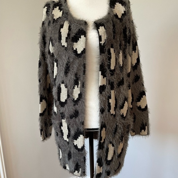 K. Jordan open front cardigan with pockets so soft !! office mob wife - Picture 1 of 8